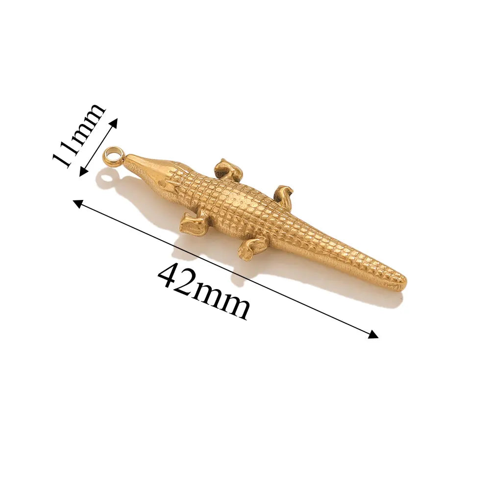5pcs Stainle Steel Gold Animal Charms For - ProPawPet.com