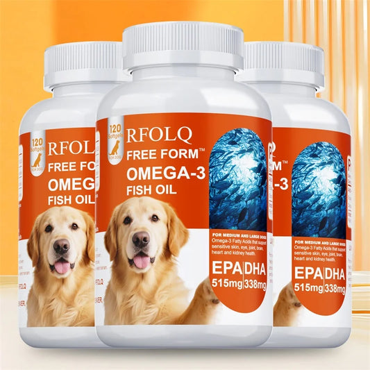 120 Softgels Deep-sea Fish Oil for Dogs Rich - ProPawPet.com