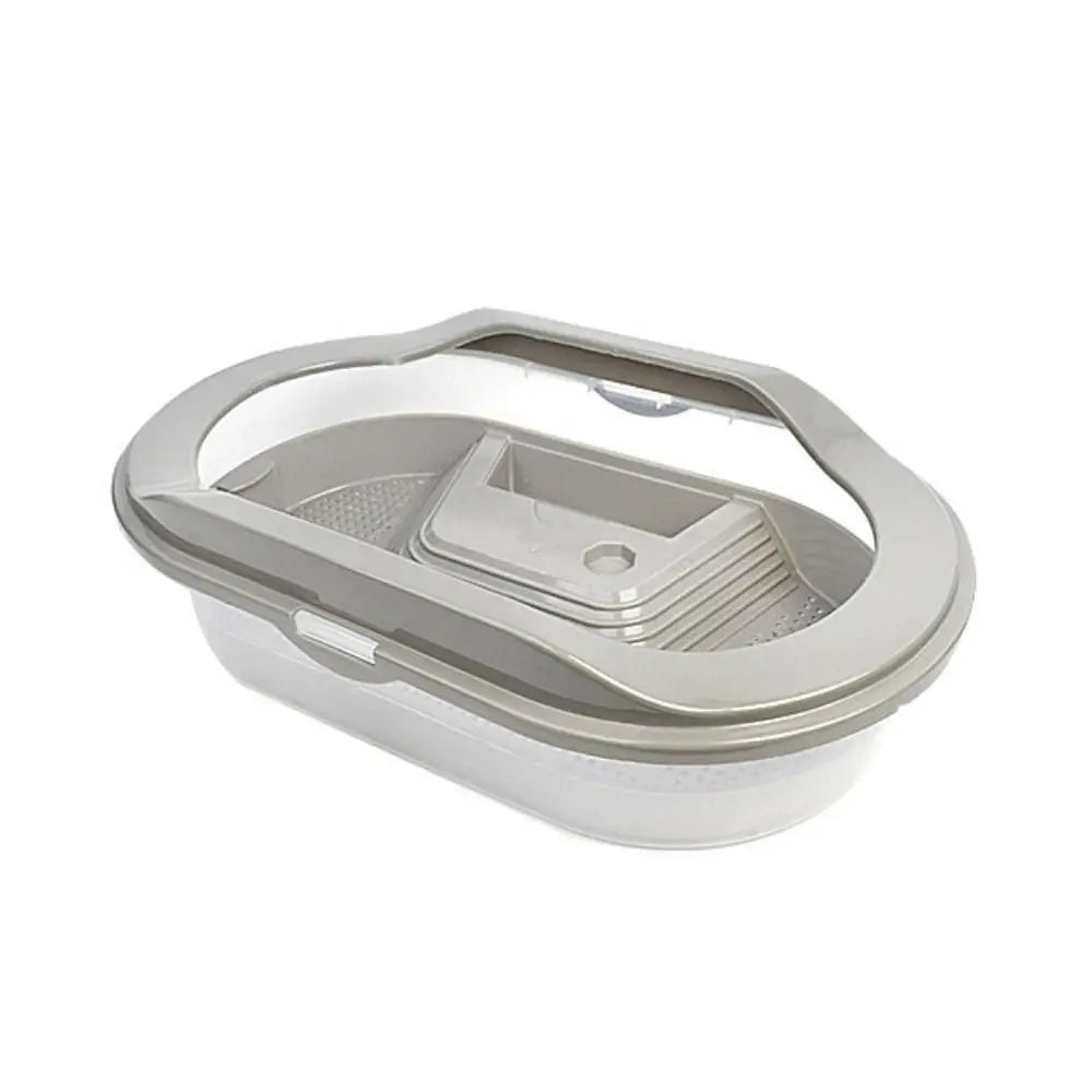 Plastic Turtle Tank Container Reptile Swim Detachable Home – 3 Colors