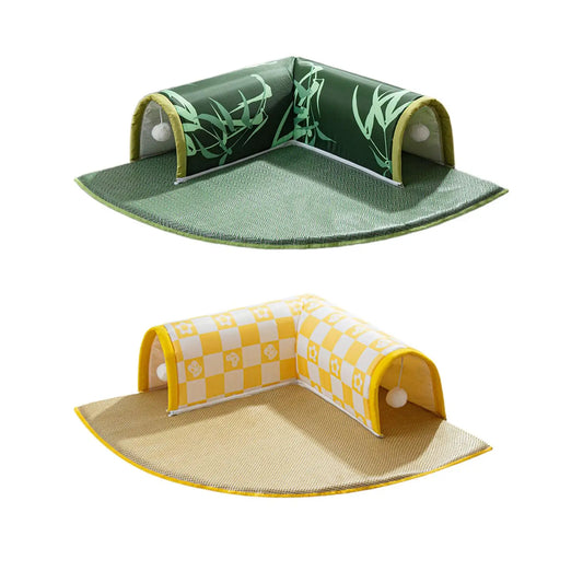 2 in 1 Cat Bed Play Tunnel Kitty Training - ProPawPet.com