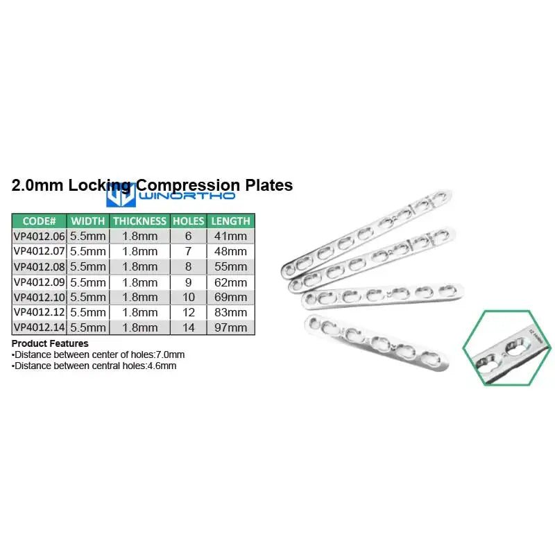 2.0&2.4&2.7mm LCP locking compression plates - ProPawPet.com