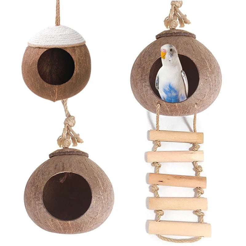 Winter Pet Bird Breeding Nest Coconut House - ProPawPet.com