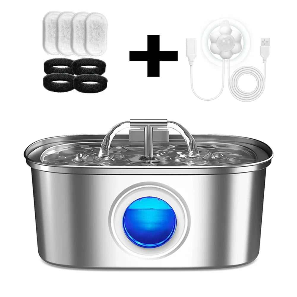 Stainless Steel Automatic Cat Water - ProPawPet.com