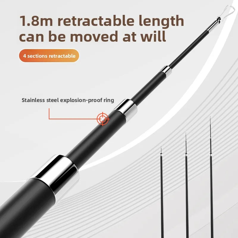 1.8M Extendable Cat Teaser Rod -Retractable - ProPawPet.com