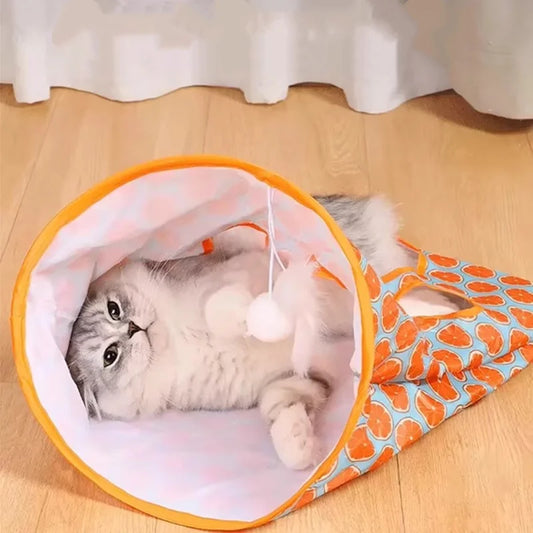 Interactive Cat Tunnel Bag with Peek Hole - ProPawPet.com