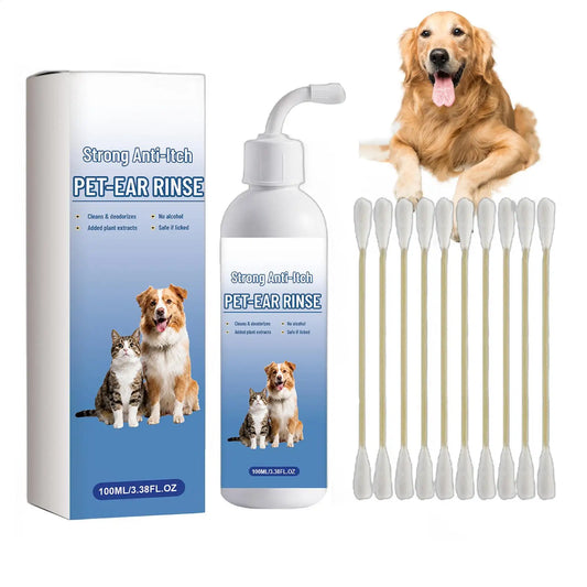 100ml Pet Ear Cleaning Solution With 10 - ProPawPet.com