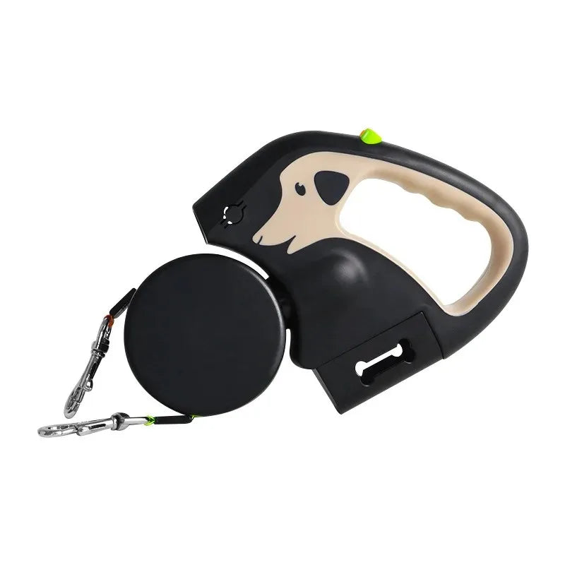 3m Retractable Dog Lead for Small Reflective Dual Pet