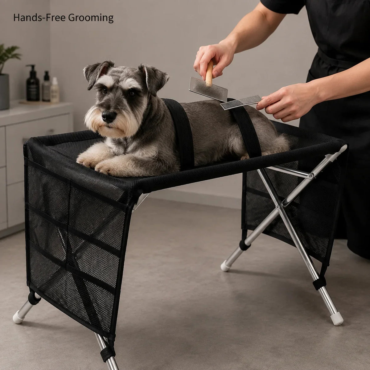 Upgraded Pet Grooming Stand Foldable Dog Cat - ProPawPet.com