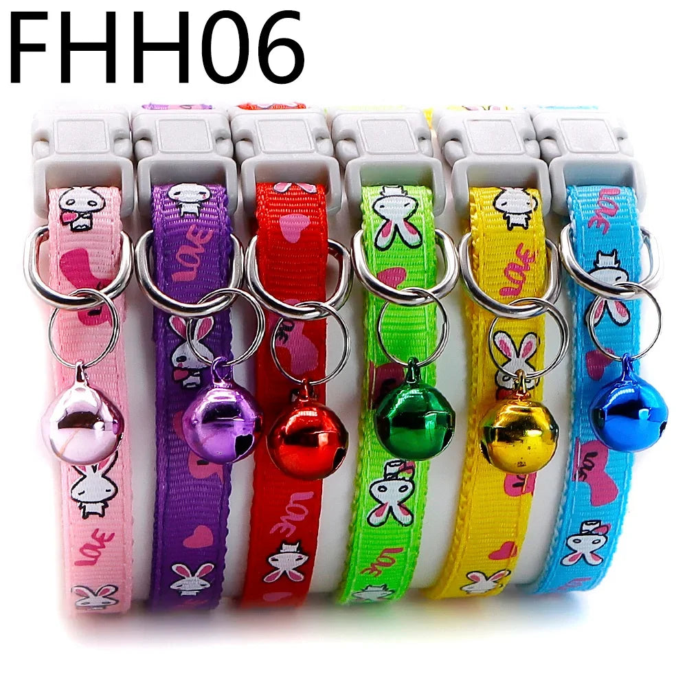 12Pcs Collars Cute with Bells Pet Necklace - ProPawPet.com