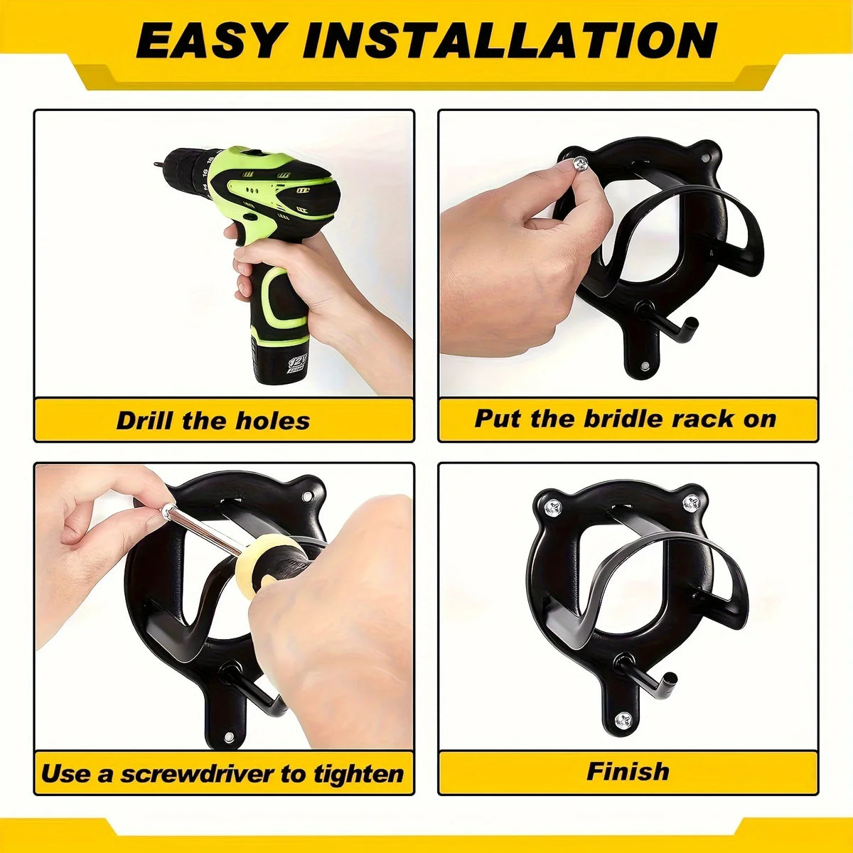 12/6/1Pc Horse Bridle Rack, Bridle Bracket - ProPawPet.com
