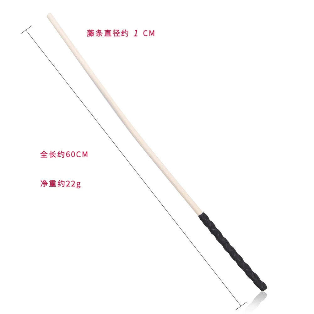 Leather 60cm Handmade Natural Rattan Horse Whip – Whips, Crops & Spurs