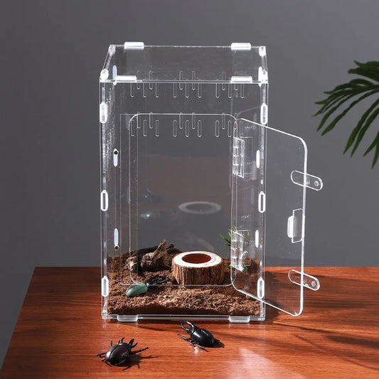 Acrylic Jumping Spider Enclosure Ventilated - ProPawPet.com