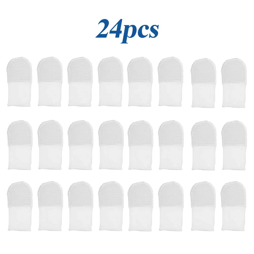 24 Pet Two-finger Brushing Finger Cots Remove Tartar Cochlear