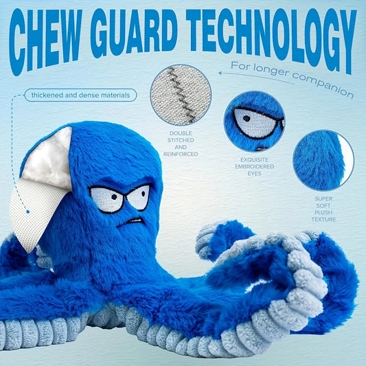 Octopus Pet Plush Toy Cat Dog Squeaker - ProPawPet.com