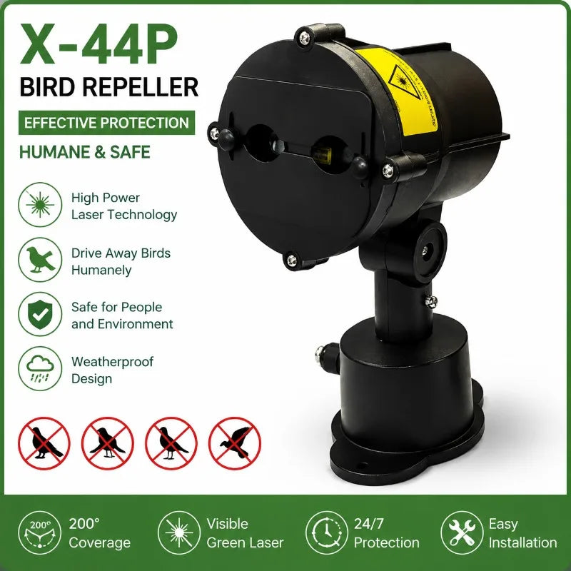 X-44P Eco-Friendly Bird Repeller Laser Power - ProPawPet.com