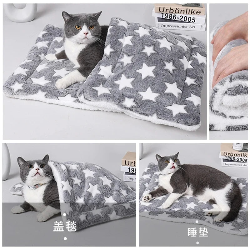 Flannel Pet Sleeping Mat Dog Bed Cat Litter - ProPawPet.com