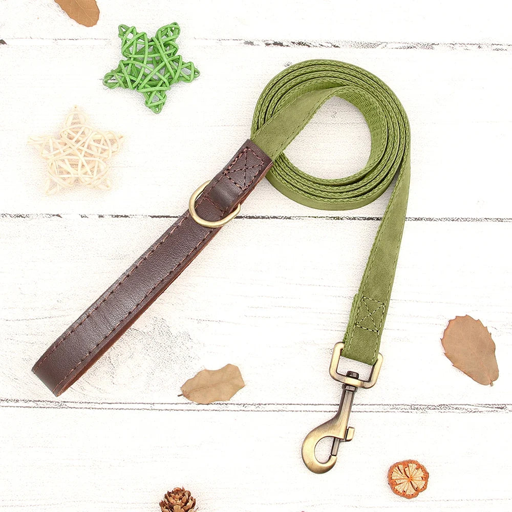 4.5ft Dog Lead Rope 9 Colors PU Leather Small Medium Large