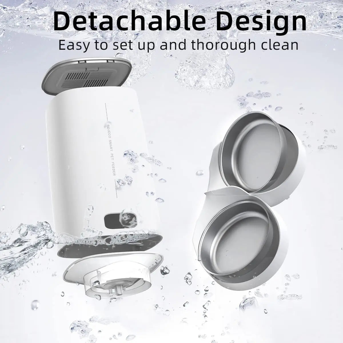 ROJECO Automatic Cat Feeder Pet Smart Cat - ProPawPet.com