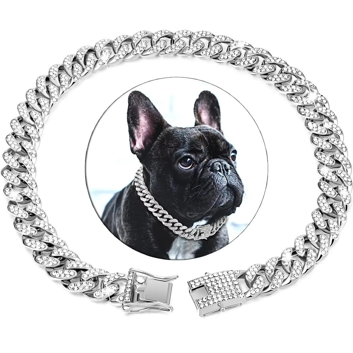 1-3pcs Dog Chain Diamond Dog Collar Walking - ProPawPet.com