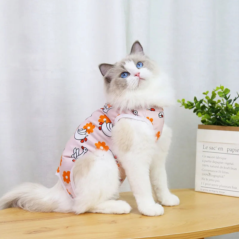 Cat Weaning Sterilization Suit Small Dog Jumpsuit Anti Lick – photo 4