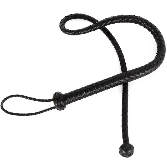 124CM PU Leather Horse Riding Whip Bullwhip - ProPawPet.com