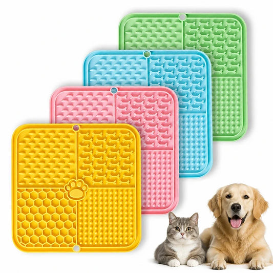 15.5x15.5cm Slow Feeder Licking Mat Food - ProPawPet.com