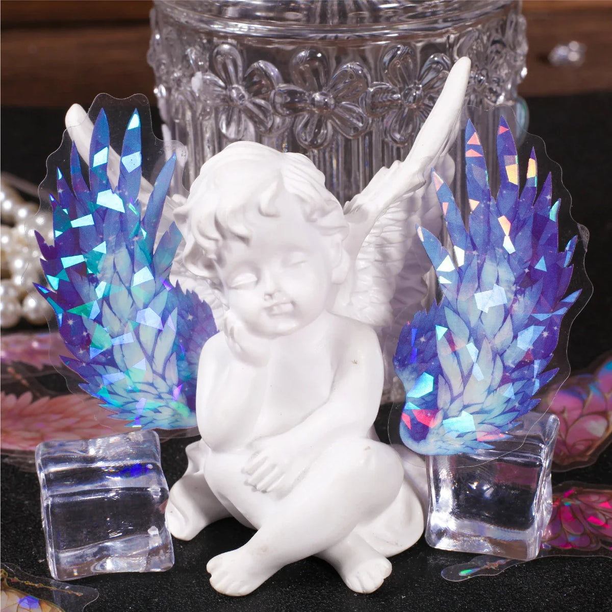 20 pcs Angel Wings PET Stickers pack Junk - ProPawPet.com