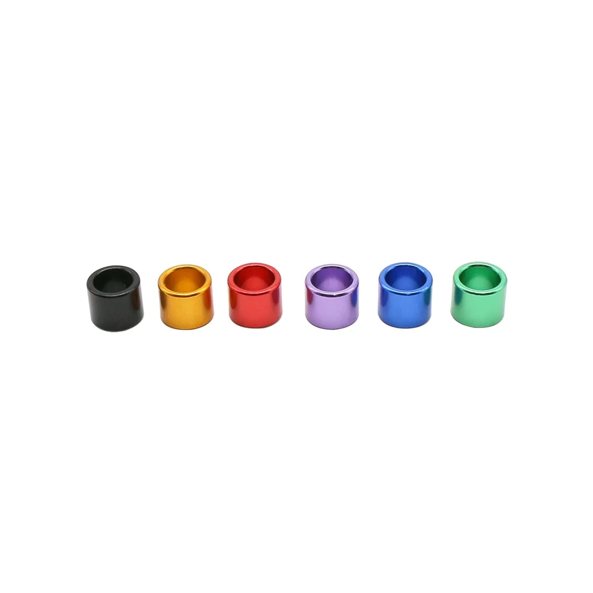 100 Pcs ID 8mm Height 9mm 6 Colors Straight - ProPawPet.com