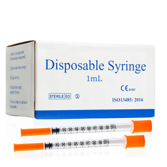 100pcs/box 1ml/1cc 31G 8mm insulin Syring - ProPawPet.com