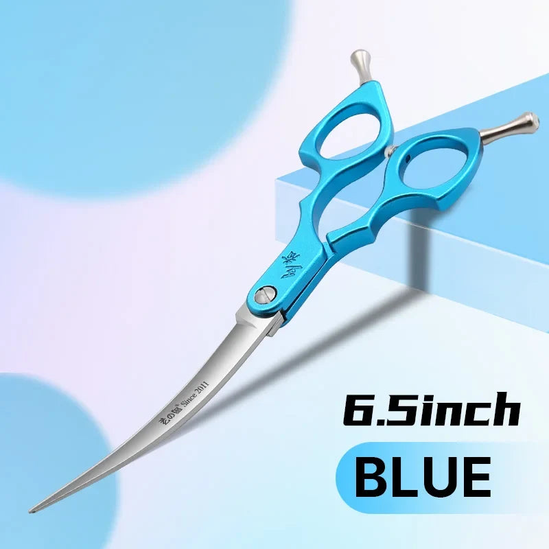 Fenice Upgraded 6.5 Inch Vg10 Split Bright Blade Curved for Dogs