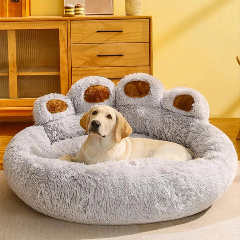 Fluffy Dog Bed Winter Warm Large Pet - ProPawPet.com