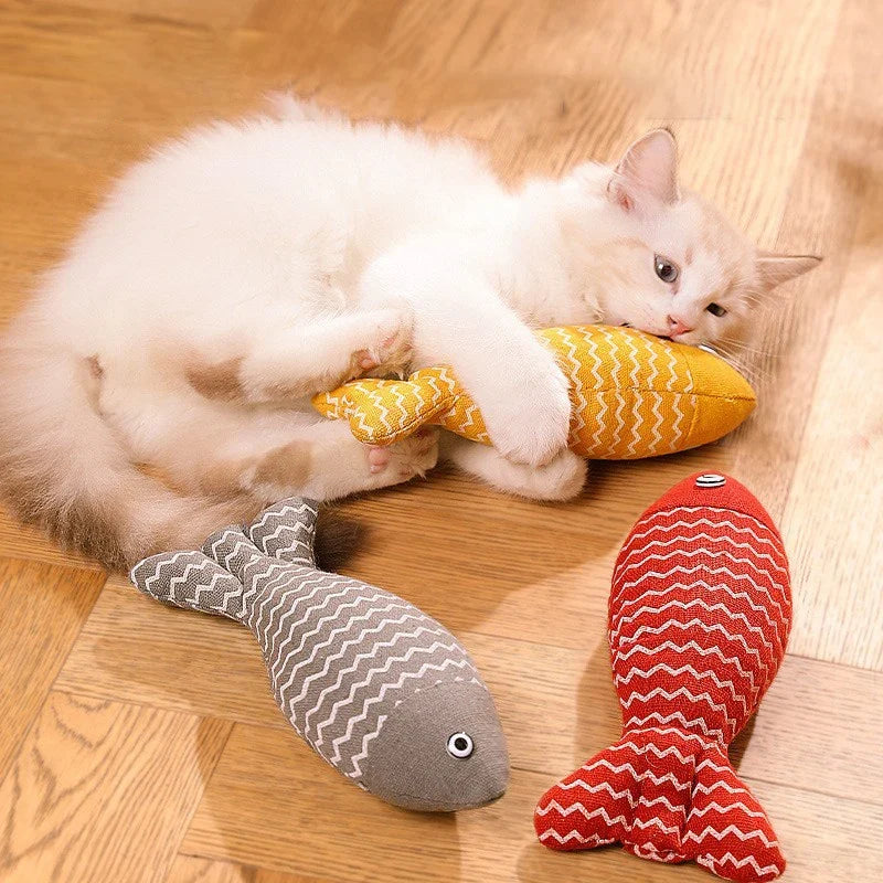 Cat Toys Fish Interactive Cat Toy Cat Chew - ProPawPet.com