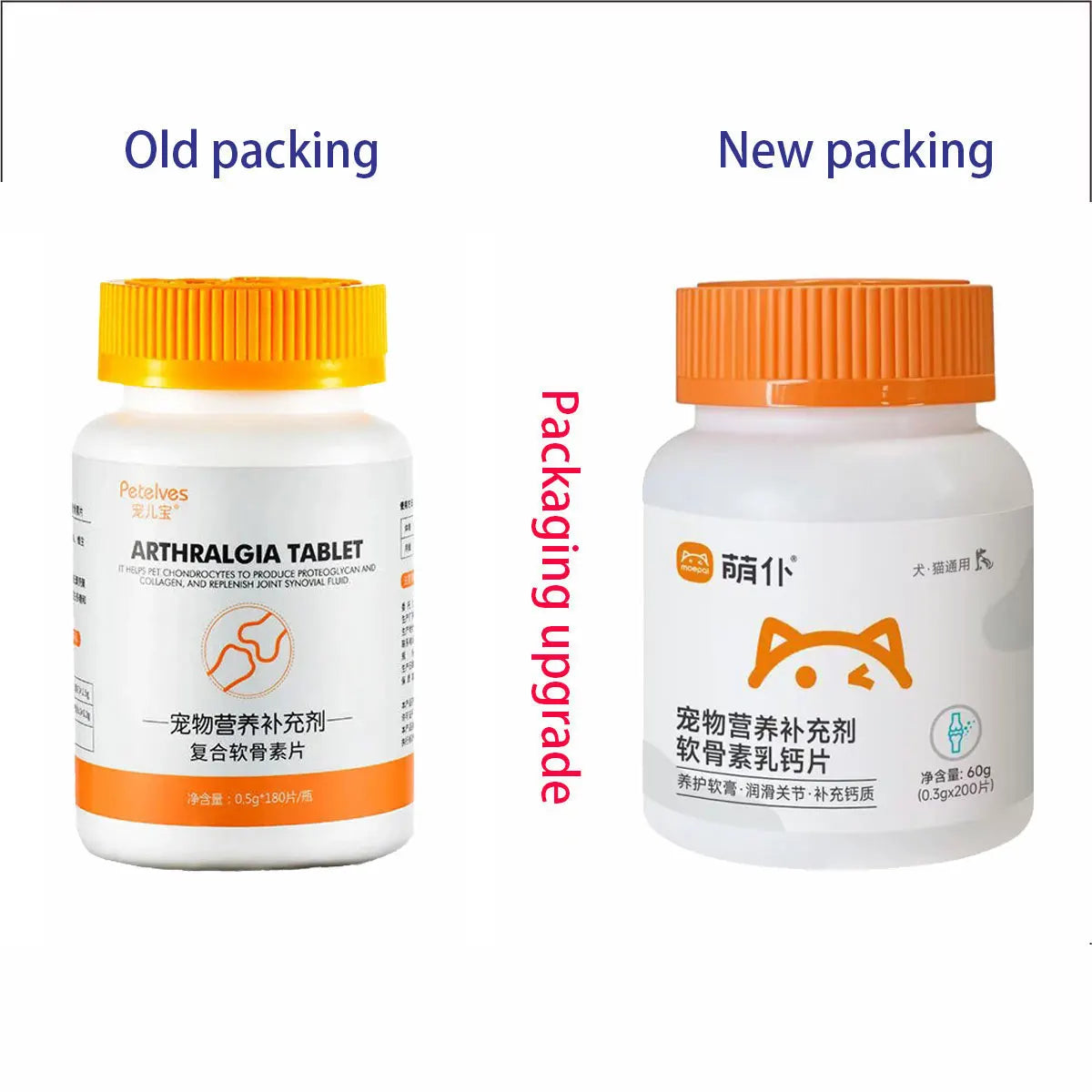 Pet Nutrition Supplement Glucosamine Chondroitin 180 Tablets – Dog Supplies