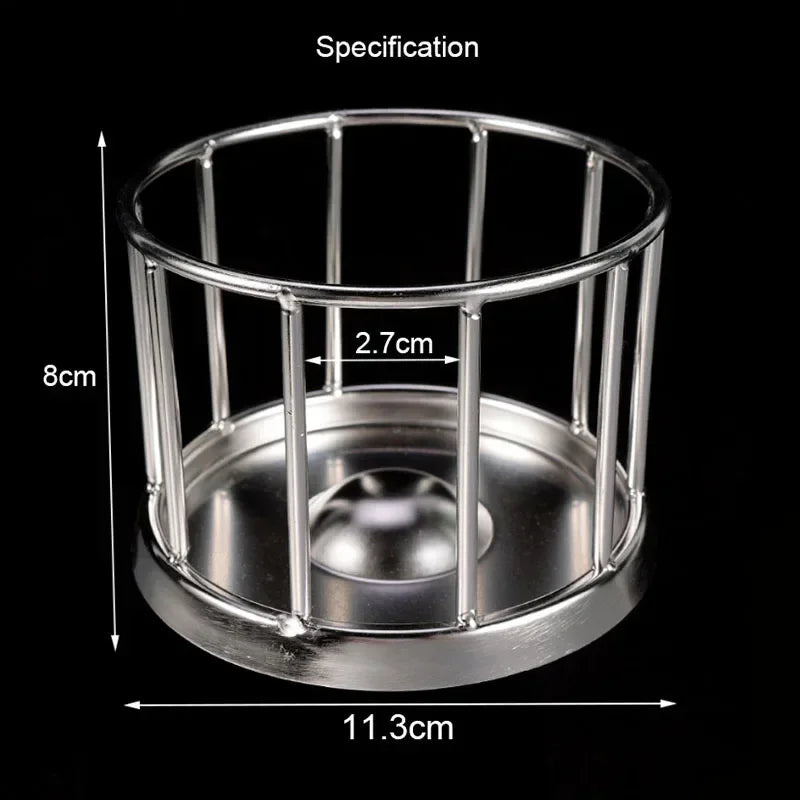Large Size Stainless Steel Aquarium Pet Reptile Food Feeder