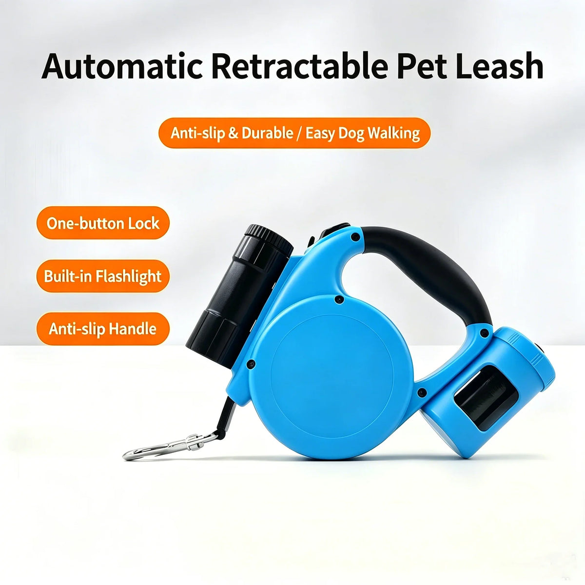 Pet Leash, Nylon Retractable Dog Lead – 7 Colors