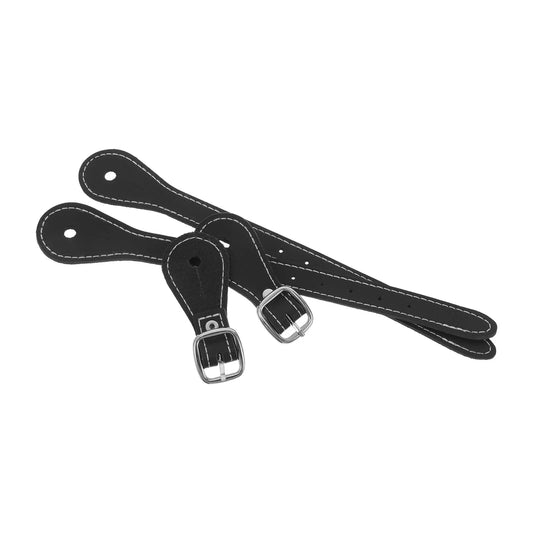 2Pcs Adjustable Spur Straps Black Riding - ProPawPet.com