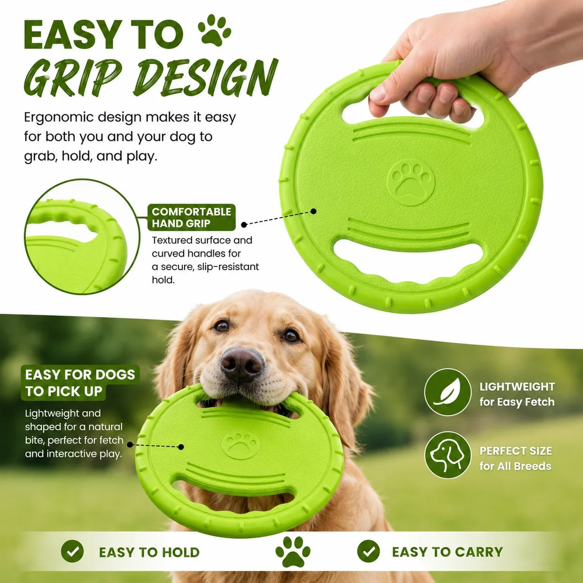 EVA Flying Disc Dog Training Toy Puppy - ProPawPet.com