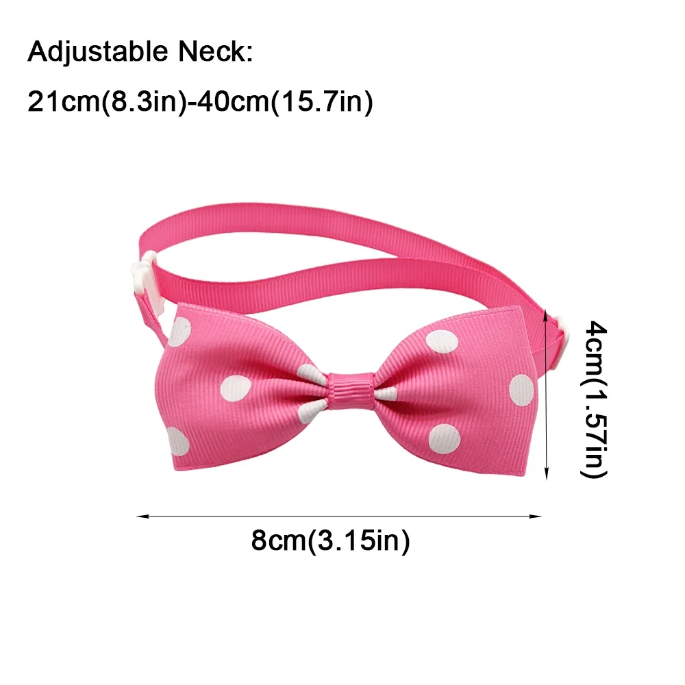10pcs Ribbon Bow Ties For Dogs Adjustable - ProPawPet.com