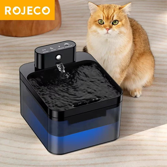 ROJECO Automatic Pet Water Fountain 2600mAh - ProPawPet.com