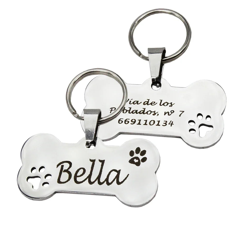 Pet ID Tag Personalized Free Engraved - ProPawPet.com