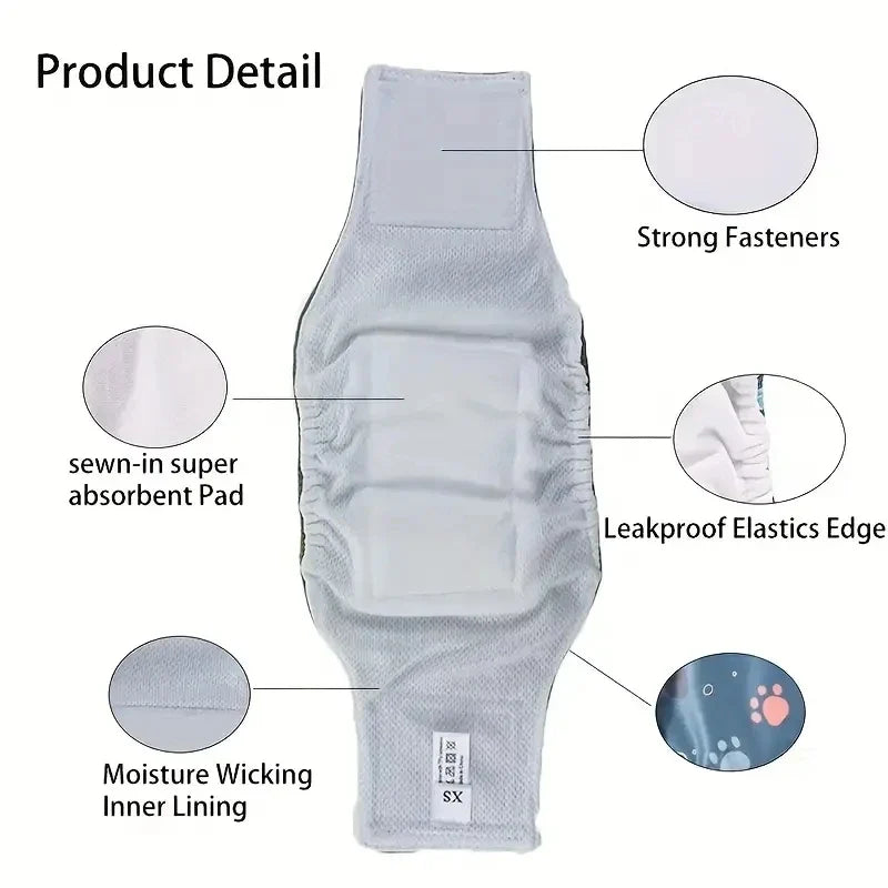 Male Dog Diapers Washable Belly Band for - ProPawPet.com