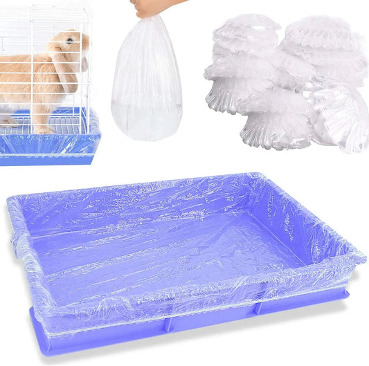 Rabbit Cage Liners Disposable Clear Plastic - ProPawPet.com