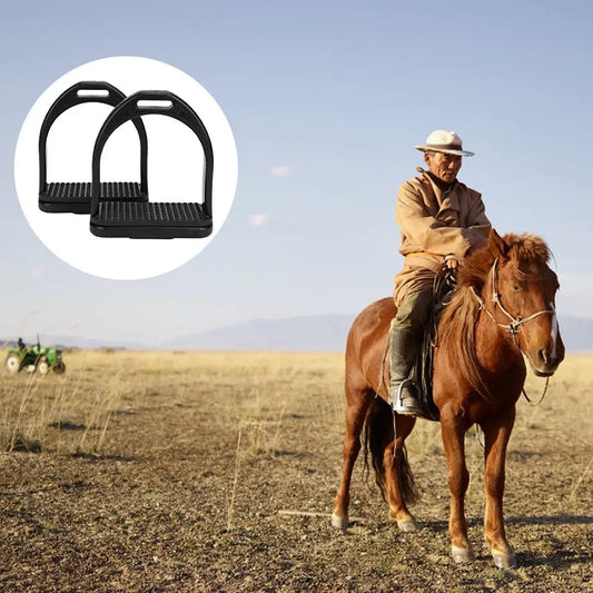 Horse Stirrups 2Pcs Anti Slip Safety Plastic - ProPawPet.com