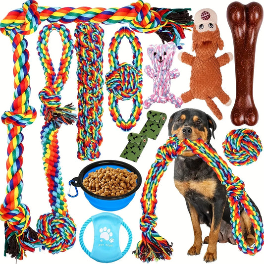 7pcs Durable Color Rainbow Blend Dog Leash - ProPawPet.com