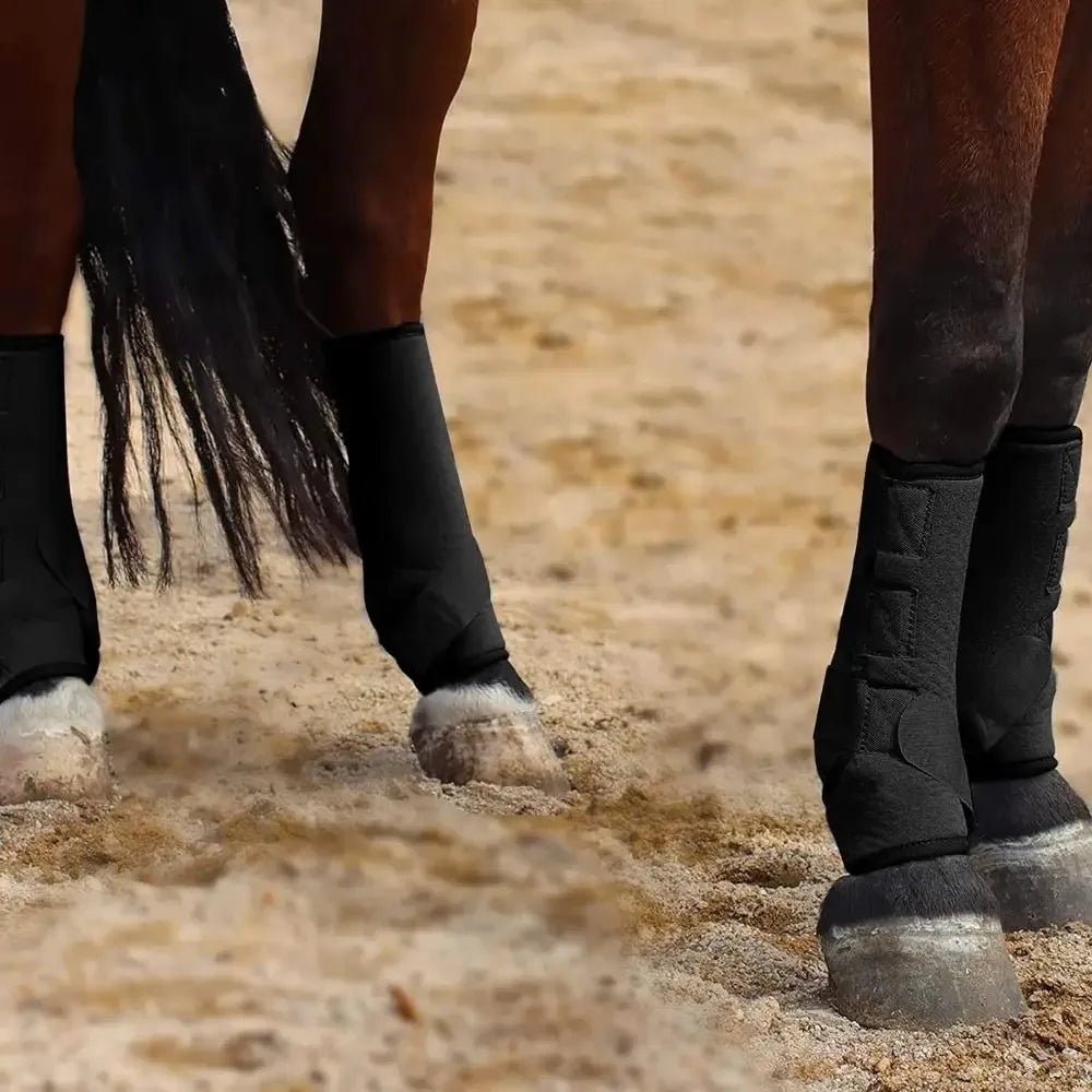 4x Horse Boots Leg Wraps Adjustable Support - ProPawPet.com
