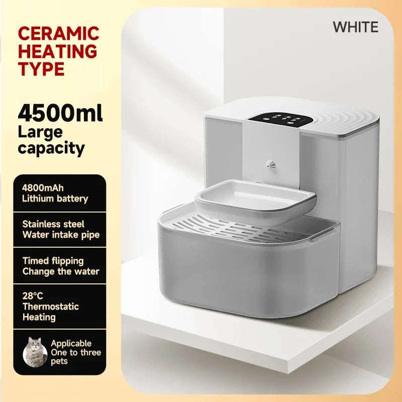 4.5l Smart Dump Pet Water Dispenser – Dog Supplies