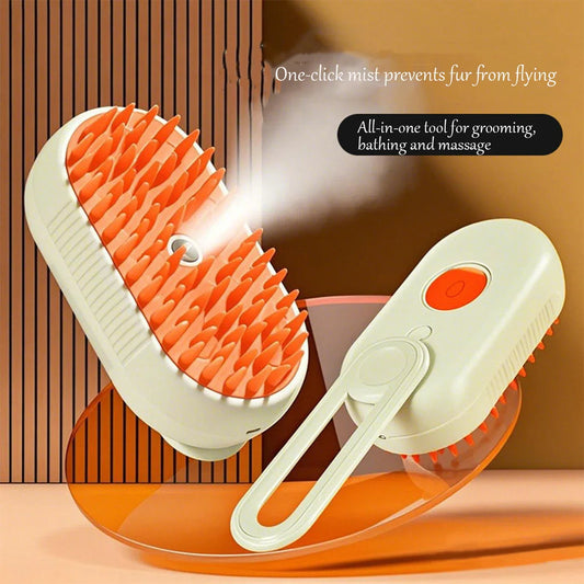 USB Rechargeable Pet Spray Massage Comb 3 In - ProPawPet.com