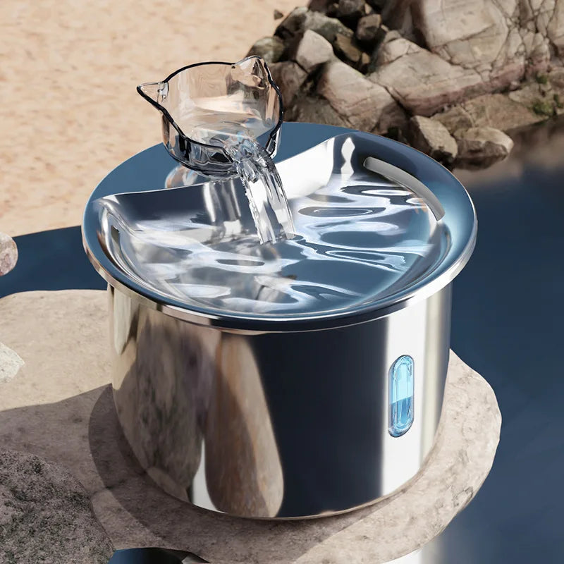 Cat Water Fountain Stainless Steel Ultra - ProPawPet.com