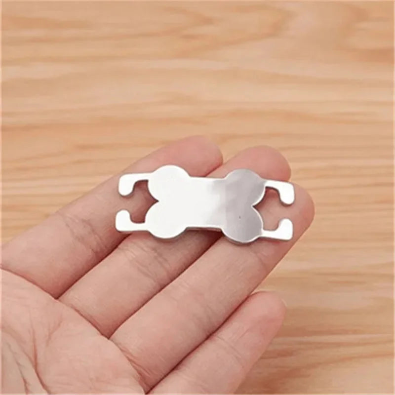 Free Customized Curved Bone Stainless Steel - ProPawPet.com