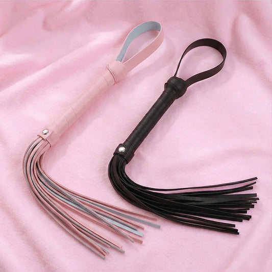 PU Leather Equestrian Riding Crop Black - ProPawPet.com